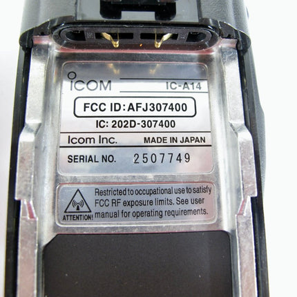 ICOM IC - A14 VHF Handheld Air Band Transceiver with 2250mAh Li - Ion Battery - ZeereeZ