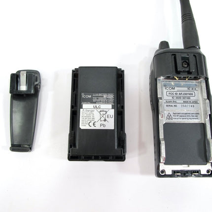 ICOM IC - A14 VHF Handheld Air Band Transceiver with 2250mAh Li - Ion Battery - ZeereeZ