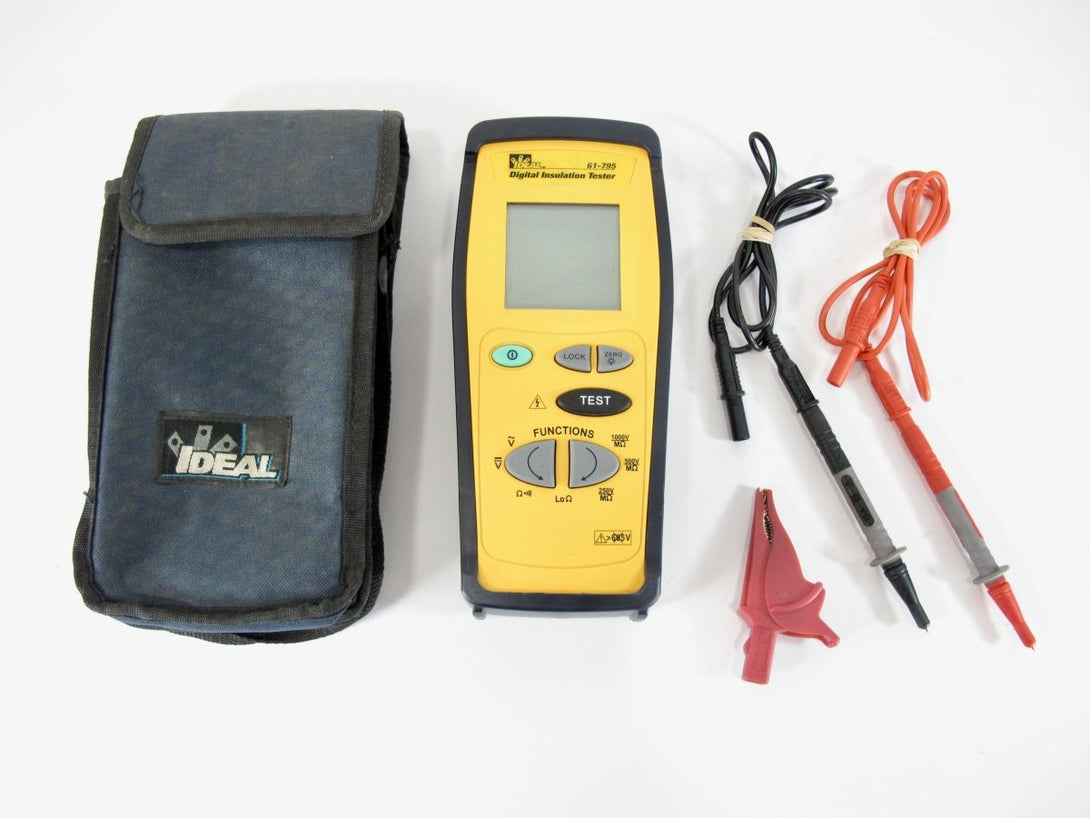 Ideal Industries 61 - 795 Hand - held Insulation Tester, 250/500/1000V Test Voltages - ZeereeZ