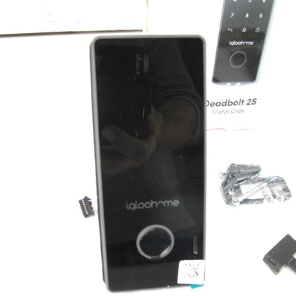 IGLOOHOME Smart Home Electric Deadbolt 2S Grey Metal Smart Door Lock - ZeereeZ