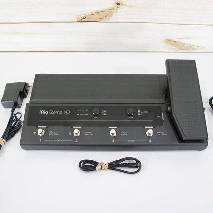 IK Multimedia iRig Stomp I/O USB Pedalboard Controller / Audio Interface for iOS, Mac, PC - ZeereeZ