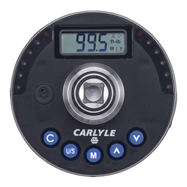 Carlyle DATA14 1/4 Inch Drive Standard to Digital Torque Wrench Adapter Converter