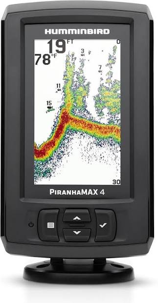 Humminbird PiranhaMAX 4 4.3in Color Fishfinder DualBeam w/ Transducer