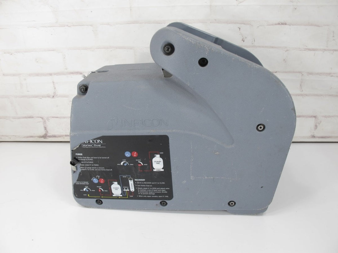 Inficon 714 - 202 - G1 120V 1HP Vortex Dual HVAC Refrigerant Recovery Machine - ZeereeZ
