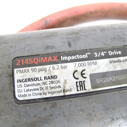 Ingersoll Rand 2145QiMAX 3/4" Composite Quiet Impact Wrench - ZeereeZ
