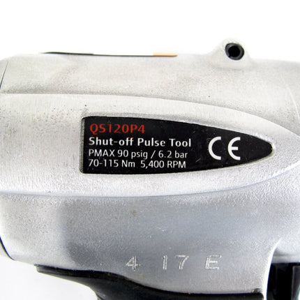 Ingersoll Rand QS120P4 Auto Shut Off 1/2” 52 - 85 ft lb Air Pulse Tool - ZeereeZ