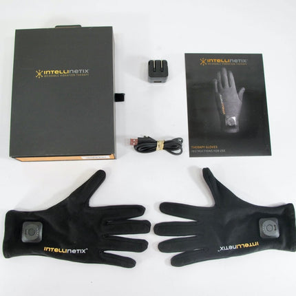 IntelliNetix RM07521 Wearable Vibration Therapy Gloves Arthritis Relief Med - ZeereeZ