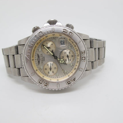 Invicta Swiss Sapphire Elite 9659 Chronograph Stainless Steel 200m Diving Watch - ZeereeZ