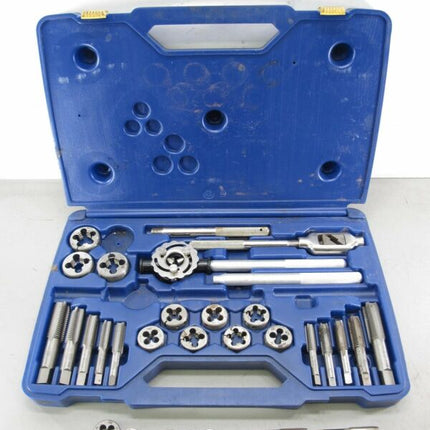 Irwin Hanson 97094 25 - pc Fractional Tap & Hex Die Set in Plastic Case - ZeereeZ