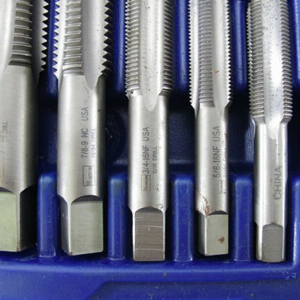 Irwin Hanson 97094 25 - pc Fractional Tap & Hex Die Set in Plastic Case - ZeereeZ