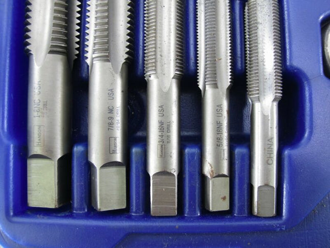 Irwin Hanson 97094 25 - pc Fractional Tap & Hex Die Set in Plastic Case - ZeereeZ