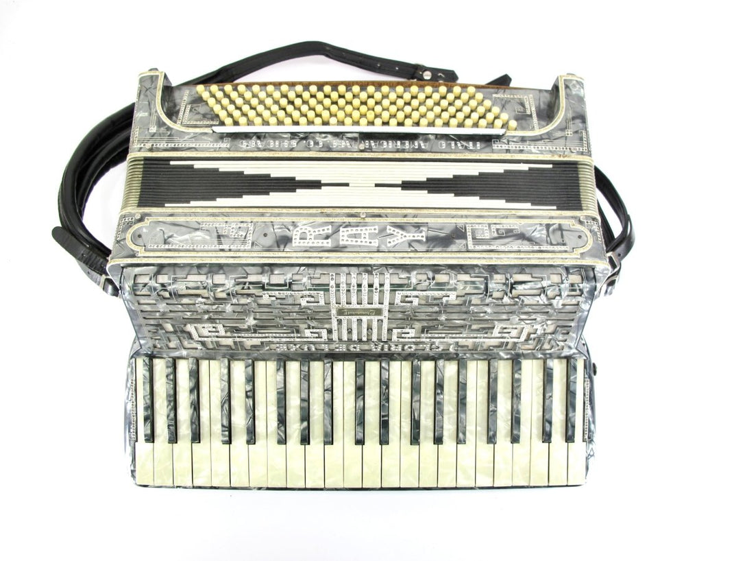 Italo American Gloria Deluxe Vintage 120 Bass Accordion - ZeereeZ
