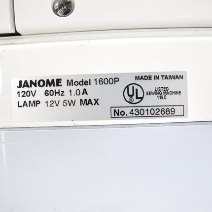 Janome 1600P DBX Professional Heavy Duty Straight Stitch Sewing Quilting Machine - ZeereeZ