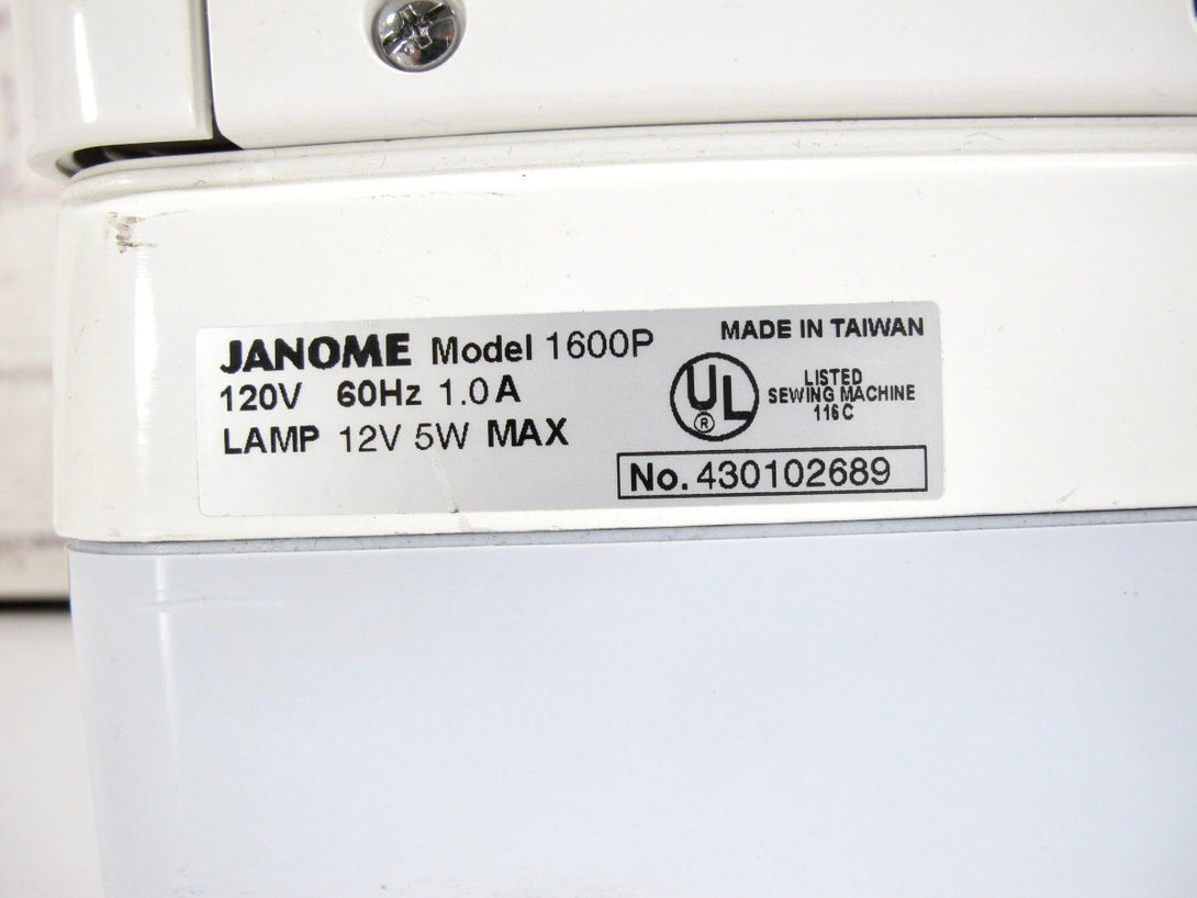 Janome 1600P DBX Professional Heavy Duty Straight Stitch Sewing Quilting Machine - ZeereeZ