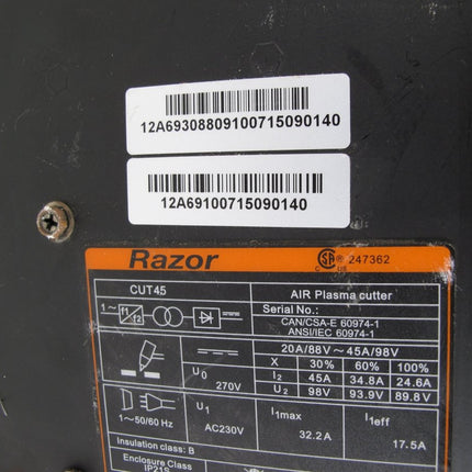Jasic RazorWeld Cut 45 JRWPC45LT Plasma Cutting Torch & Langmier LS - THC Control - ZeereeZ