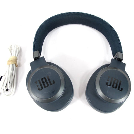 JBL LIVE 650BTNC Wireless Over - Ear Noise - Cancelling Headphones - Blue - ZeereeZ