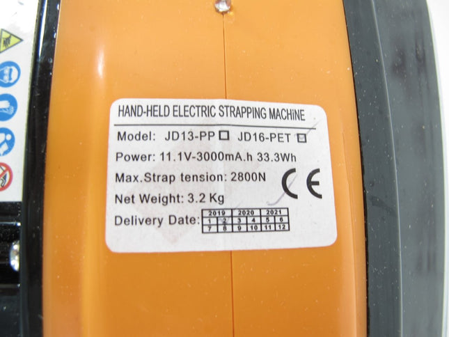 JD16 - PET 13 - 16mm Warehouse Freight Strapper Banding Strapping Machine Rechargeable - ZeereeZ