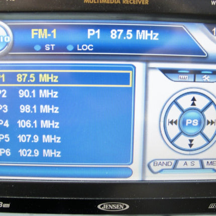 Jensen VM9212 DVD/MP3/WMA/ 7 Inch Screen In - Dash Car Stereo Video LCD - ZeereeZ