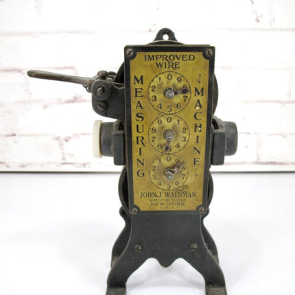 John Waldman Improved Wire Antique Measuring Machine Wire Length Counter - ZeereeZ