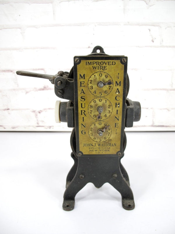 John Waldman Improved Wire Antique Measuring Machine Wire Length Counter - ZeereeZ