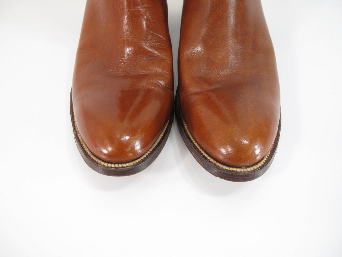 Johnston & Murphy Ruidoso Aristocrat Mens Size 13 Leather Cowboy Boots Spain - ZeereeZ