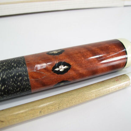 Joss 01 17oz 58 Inch JOS01 Two Piece Birds Eye Maple Billiards Pool Cue w/ Case - ZeereeZ