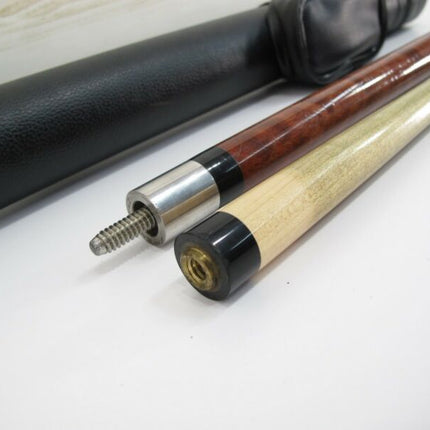 Joss 01 17oz 58 Inch JOS01 Two Piece Birds Eye Maple Billiards Pool Cue w/ Case - ZeereeZ