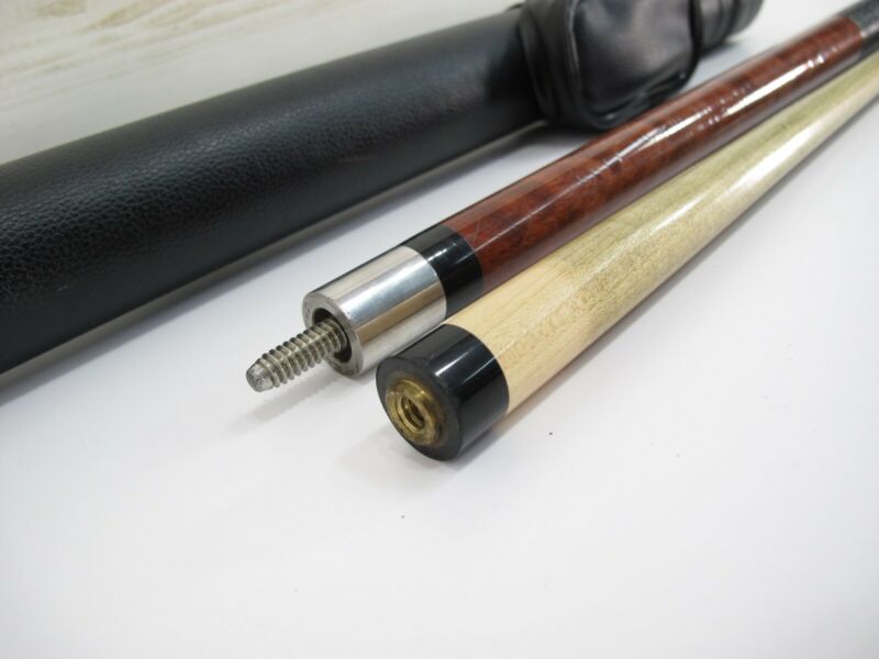 Joss 01 17oz 58 Inch JOS01 Two Piece Birds Eye Maple Billiards Pool Cue w/ Case - ZeereeZ