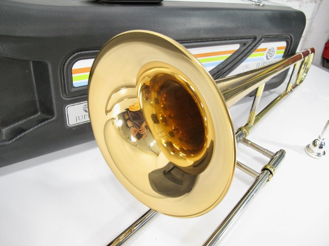 Jupiter CXL CTB - 40 Tenor Trombone w/ Bach 6 - 1/2AL Mouthpiece - ZeereeZ