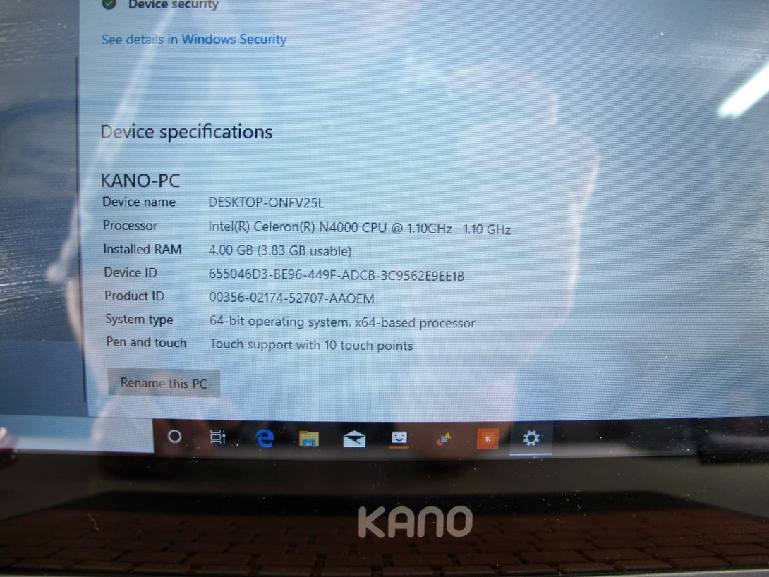 Kano 1101 - 2 PC Edu Edition 11.6" TouchScreen Laptop Tablet 4GB RAM 64GB for Kids - ZeereeZ