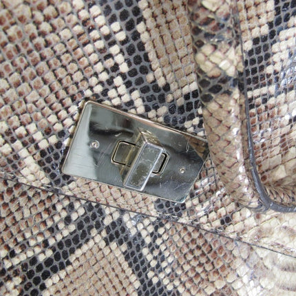 Kate Spade Carlyle Nadine Snakeskin Snake Print Purse Bag - ZeereeZ