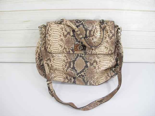 Kate Spade Carlyle Nadine Snakeskin Snake Print Purse Bag - ZeereeZ