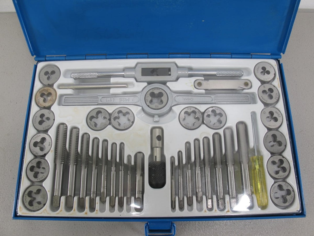 KC Tools 39 Piece Metric 3mm - 12mmTap & Die Set 12006 - ZeereeZ