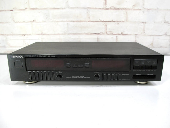 Kenwood GE - 4030 7 Band Stereo Graphic Equalizer & Spectrum Analyzer EQ - ZeereeZ