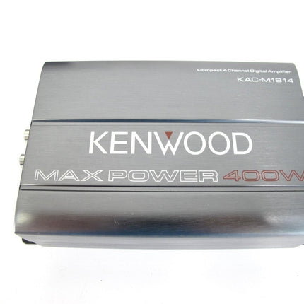 Kenwood KAC - M1814 Compact 4 - Channel Car or Marine Stereo Amplifier 400 Watts New - ZeereeZ