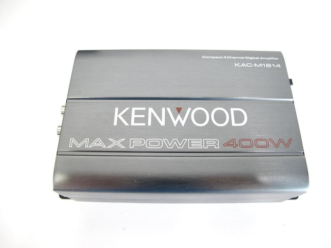 Kenwood KAC - M1814 Compact 4 - Channel Car or Marine Stereo Amplifier 400 Watts New - ZeereeZ