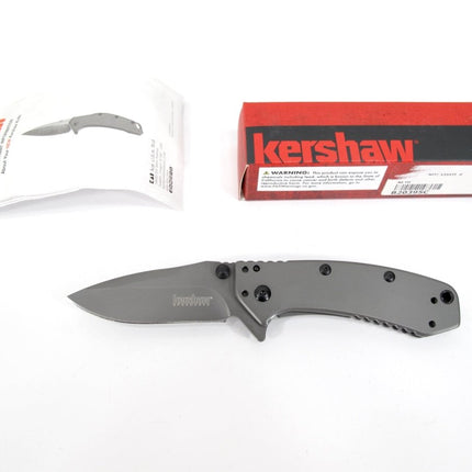 Kershaw 1555TI Cryo Hinderer 2.75" Blade Assisted Open Folding Pocket Knife - ZeereeZ