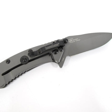Kershaw 1555TI Cryo Hinderer 2.75" Blade Assisted Open Folding Pocket Knife - ZeereeZ