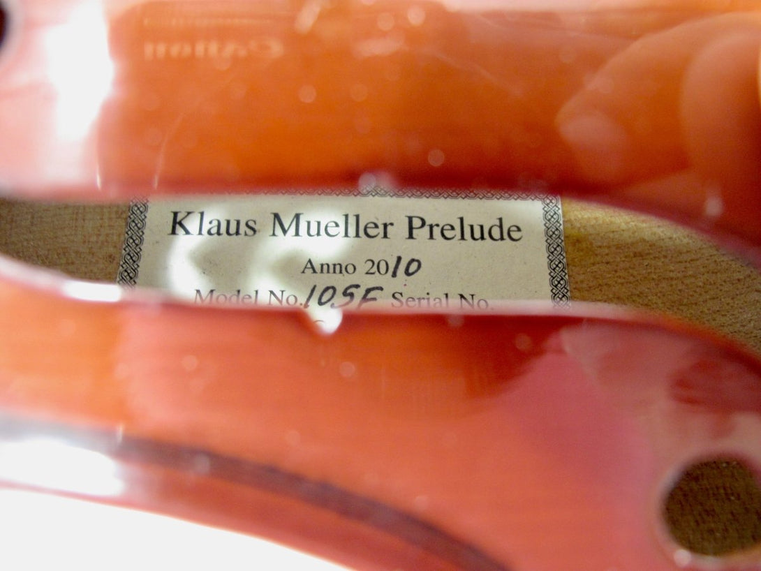Klaus Mueller Prelude 105F 4/4 Full Size Student Model Violin - ZeereeZ