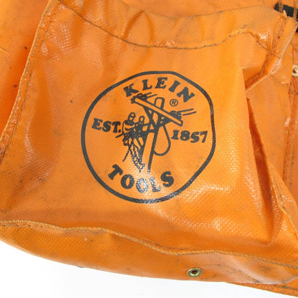Klein Tools 51829 18 Pocket 23" x 24" Vinyl Linemans Aerial Tool Apron - ZeereeZ