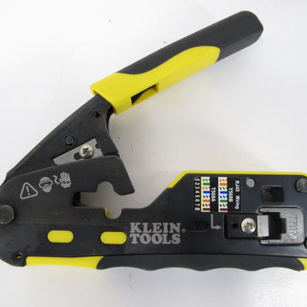 Klein Tools VDV226 - 110 Pass Through Ratcheting Cable Crimper and Stripper - ZeereeZ