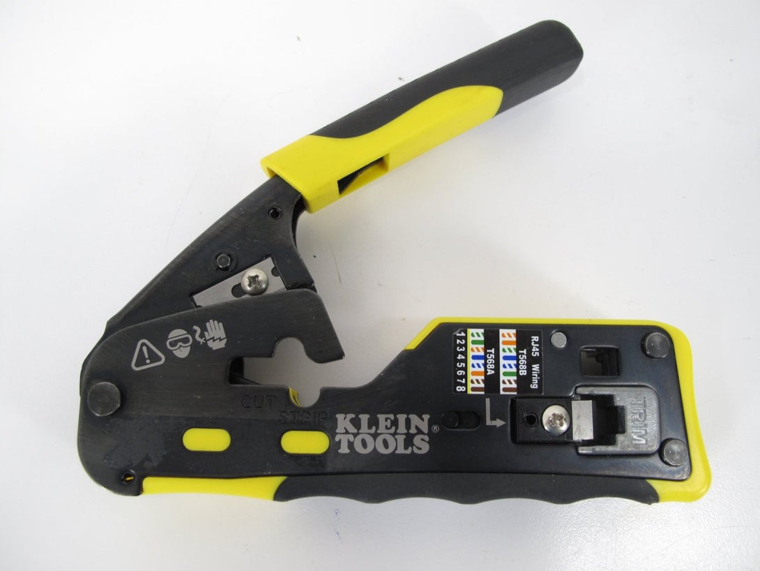 Klein Tools VDV226 - 110 Pass Through Ratcheting Cable Crimper and Stripper - ZeereeZ