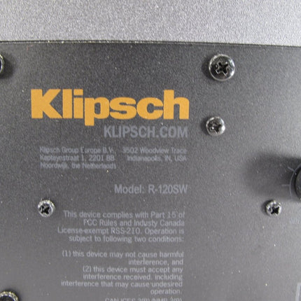 Klipsch R - 120SW Subwoofer 400W Powered Home Theater Subwoofer - ZeereeZ