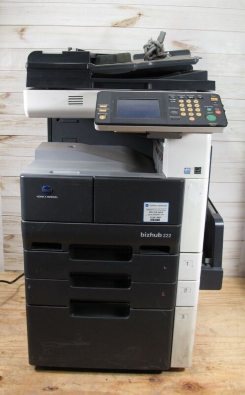 Konica Minolta Bizhub 222 Network Copier Printer Scanner - ZeereeZ