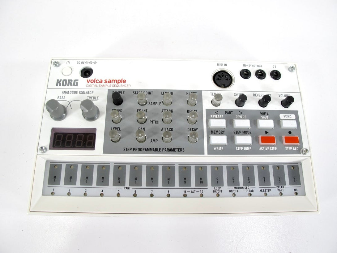 Korg Volca Sample Portable Digital Sampler Sequencer - ZeereeZ