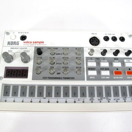 Korg Volca Sample Portable Digital Sampler Sequencer - ZeereeZ