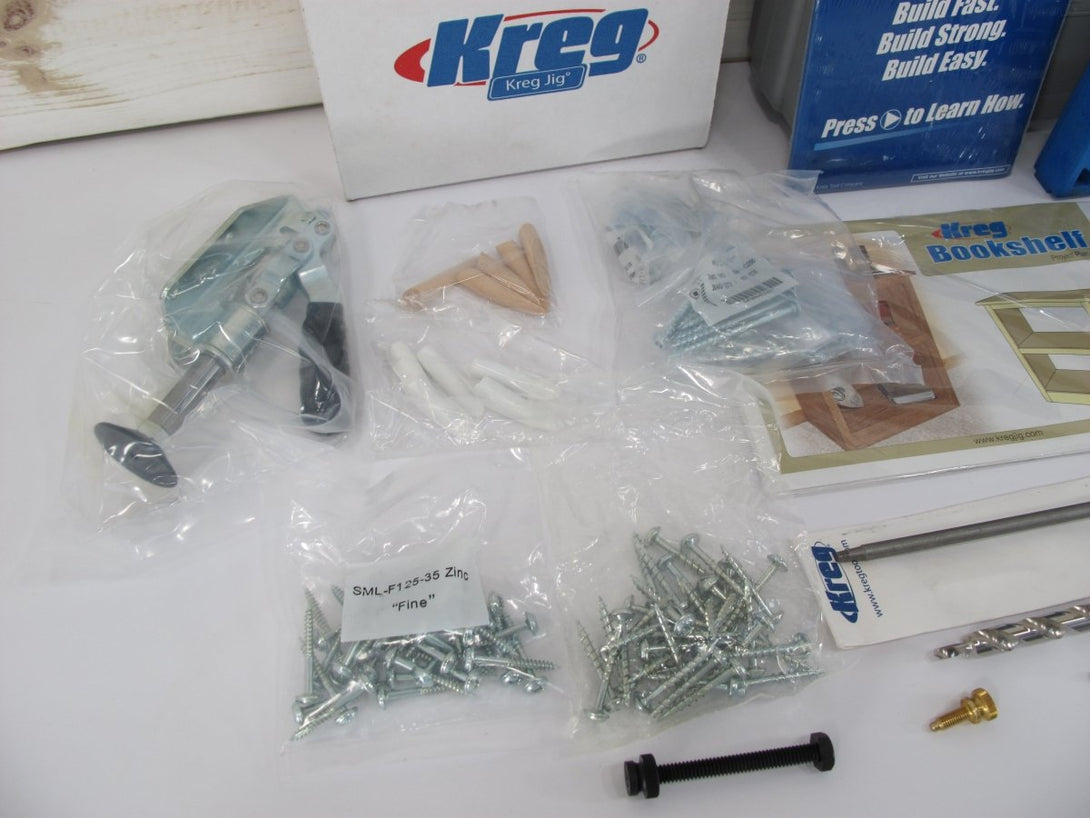 Kreg Jig J4 Carpentry Woodworking Pocket Hole Wood Joining Tool Set - ZeereeZ