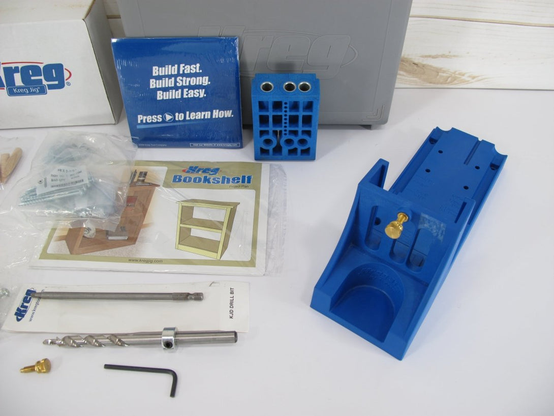 Kreg Jig J4 Carpentry Woodworking Pocket Hole Wood Joining Tool Set - ZeereeZ