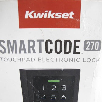 Kwikset SmartCode 270 Smart Lock Touchpad Entry Door Lock with Keys - ZeereeZ
