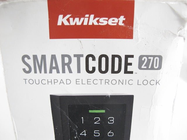 Kwikset SmartCode 270 Smart Lock Touchpad Entry Door Lock with Keys - ZeereeZ